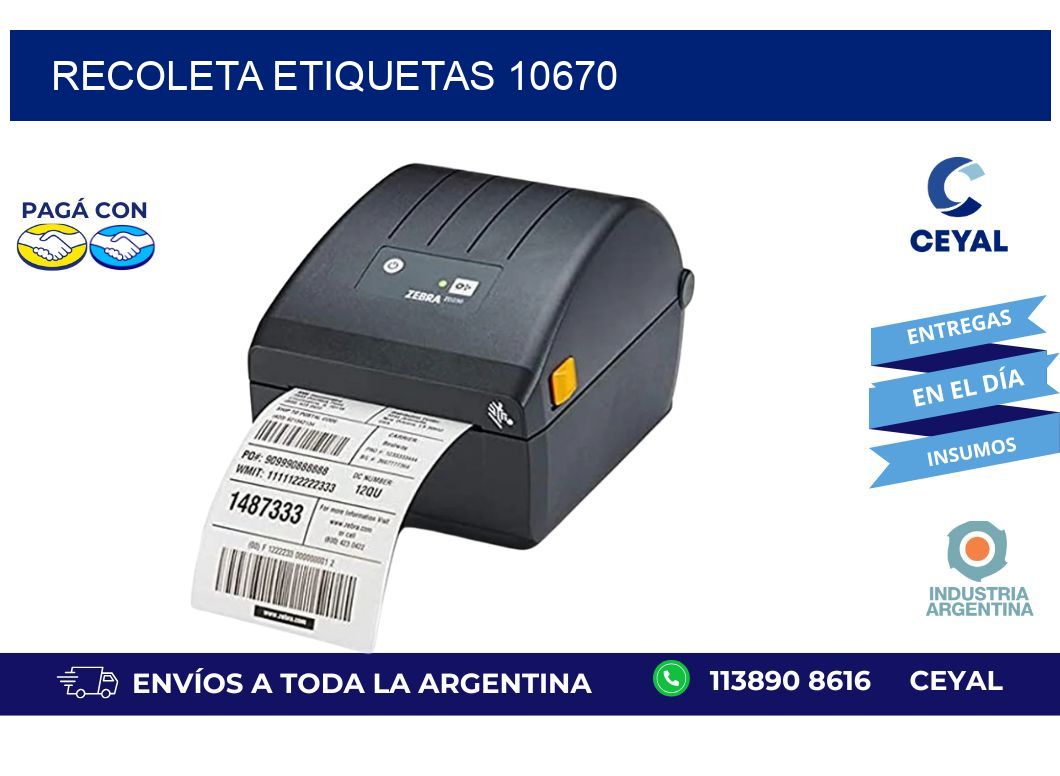 Recoleta etiquetas 10670