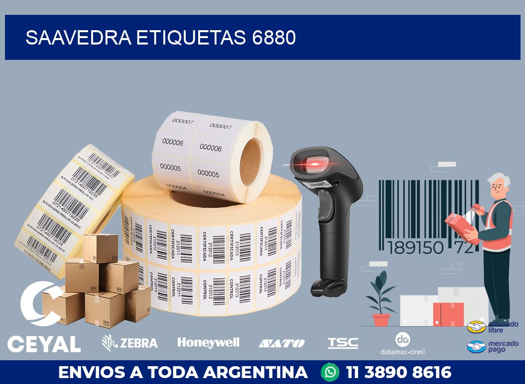 Saavedra etiquetas 6880