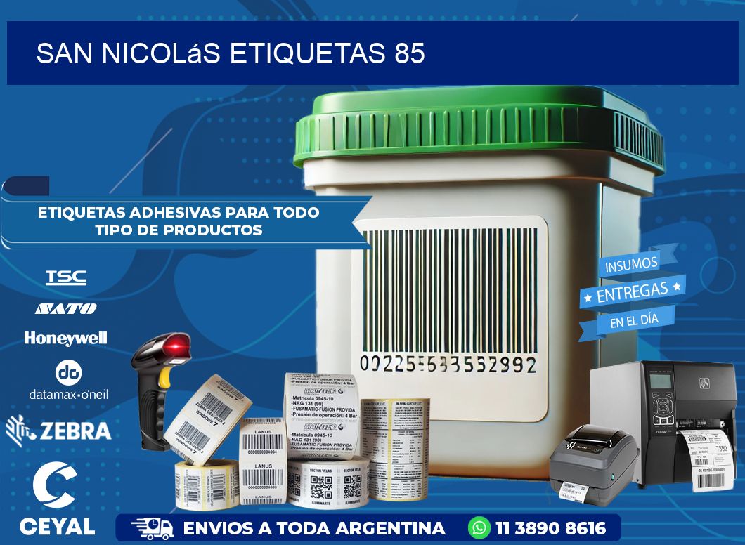 San Nicolás etiquetas 85