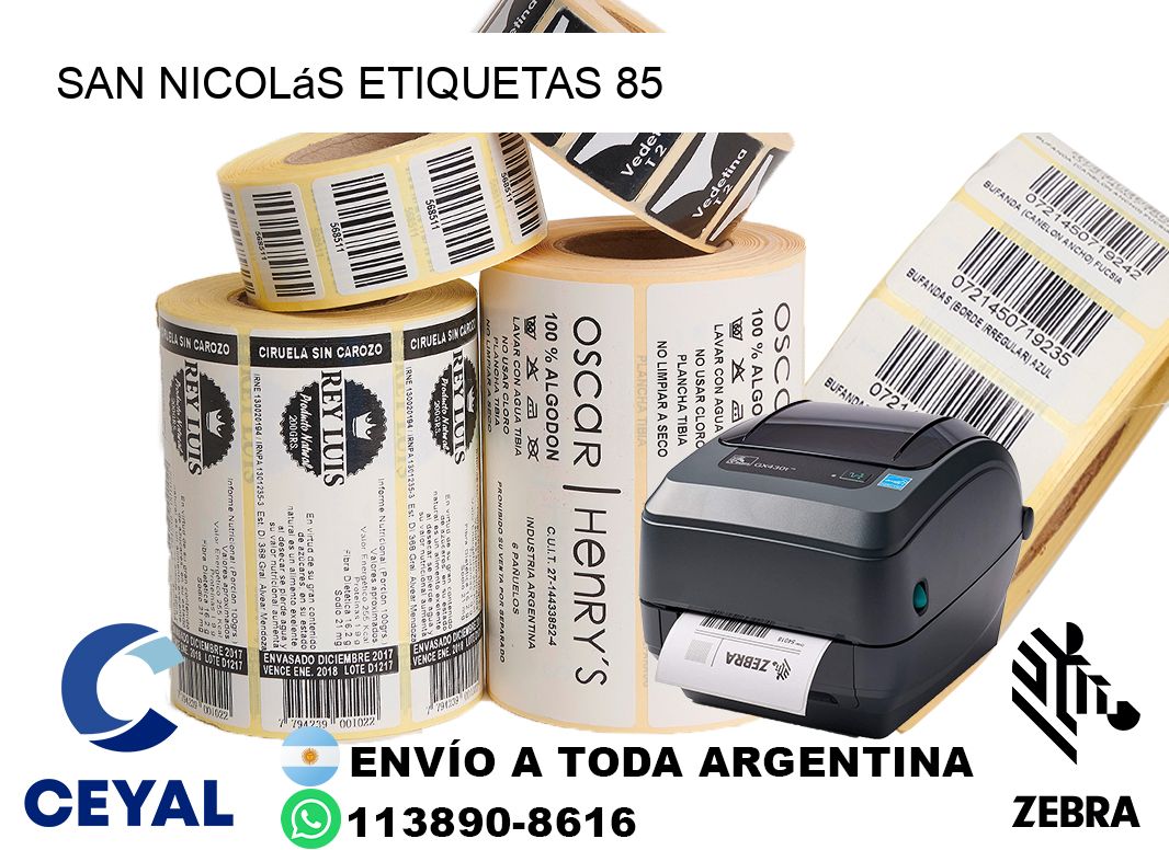 San Nicolás etiquetas 85