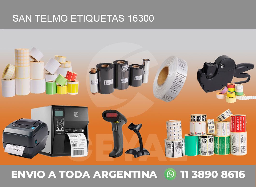 San Telmo etiquetas 16300