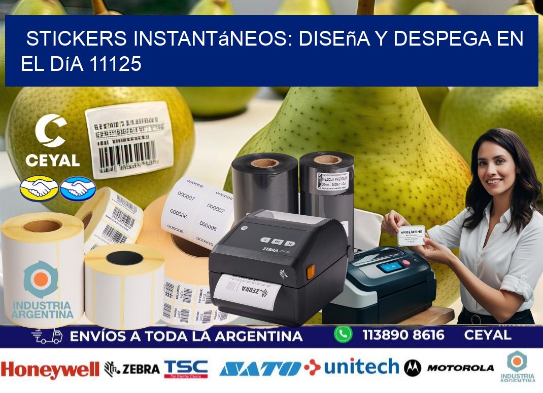 Stickers Instantáneos: Diseña y Despega en el Día 11125