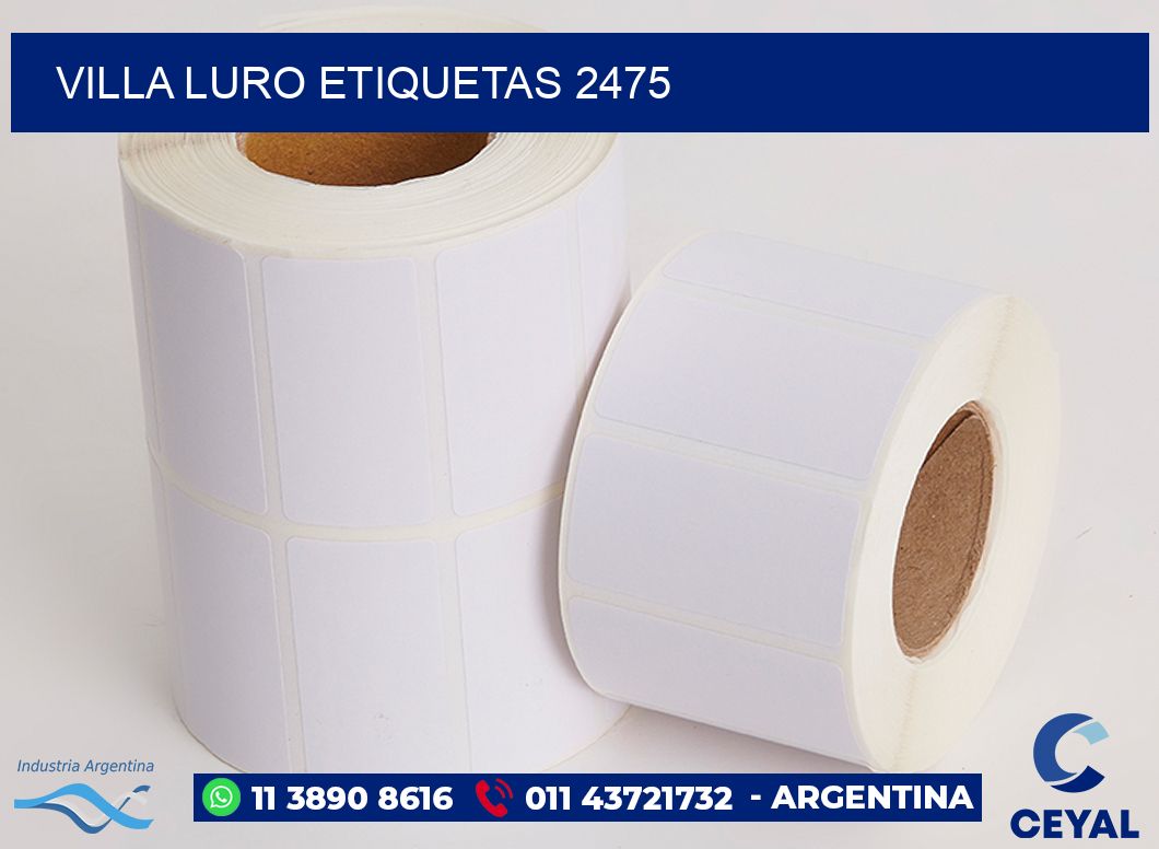 Villa Luro etiquetas 2475