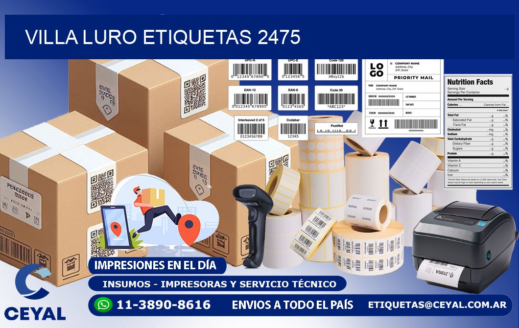 Villa Luro etiquetas 2475
