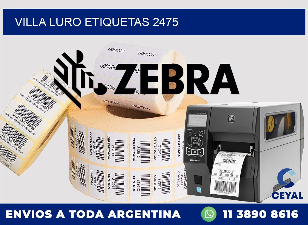 Villa Luro etiquetas 2475