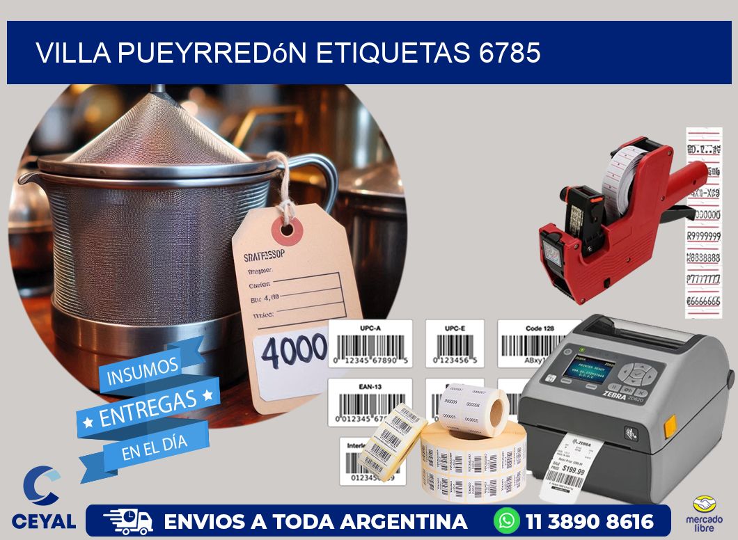 Villa Pueyrredón etiquetas 6785
