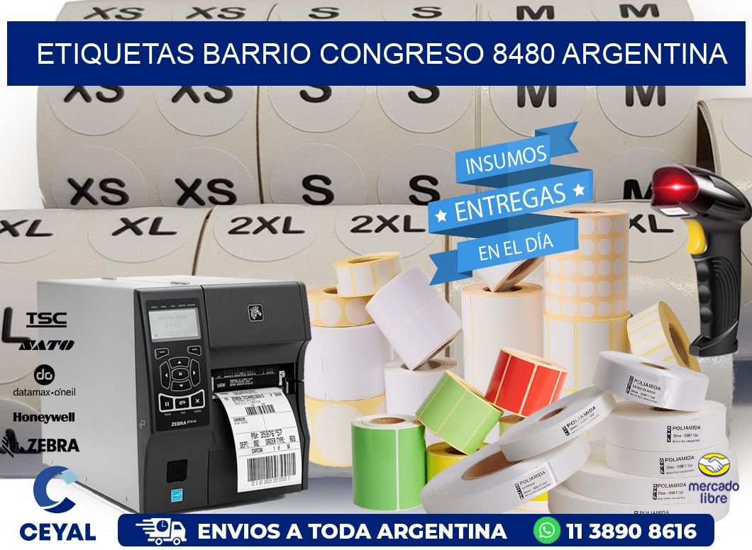 etiquetas barrio congreso 8480 argentina