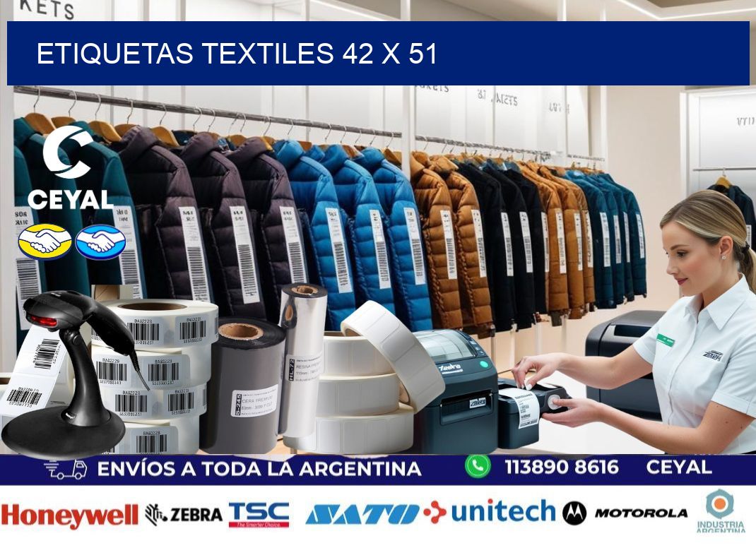etiquetas textiles 42 x 51
