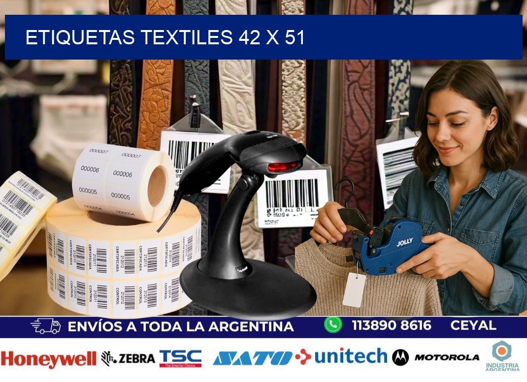 etiquetas textiles 42 x 51