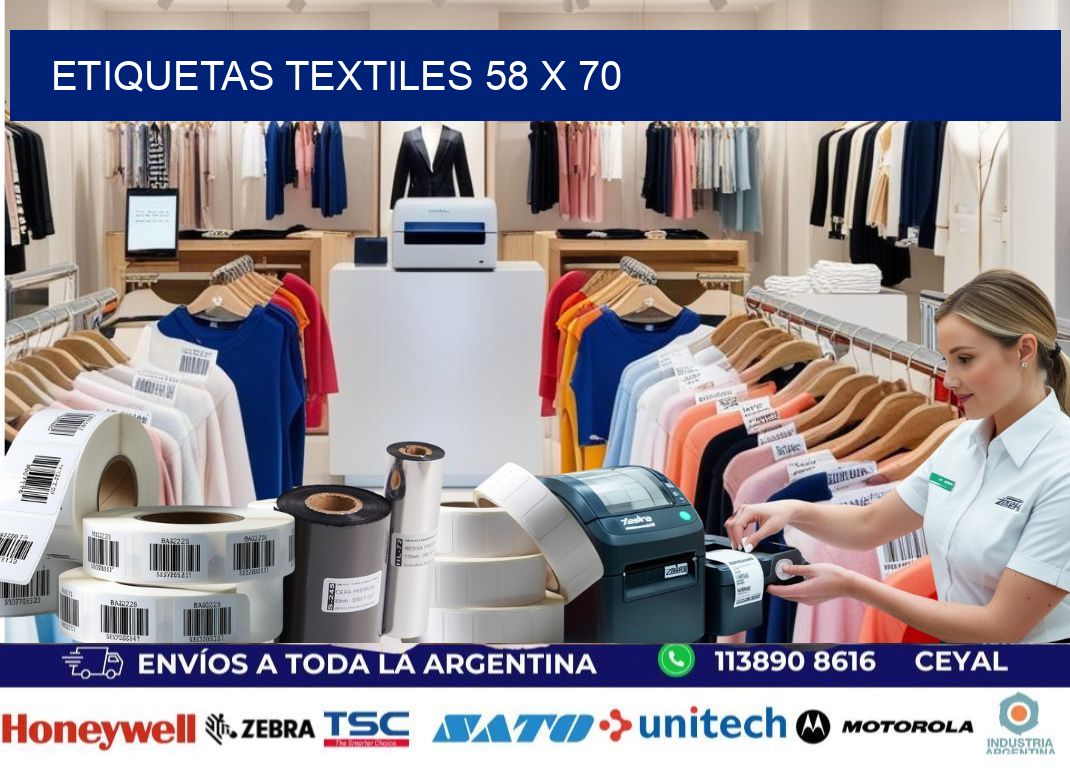 etiquetas textiles 58 x 70