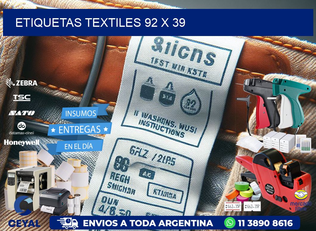 etiquetas textiles 92 x 39