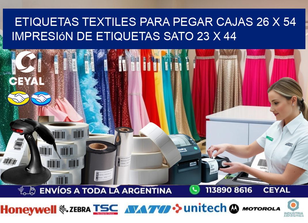 etiquetas textiles para pegar cajas 26 x 54 impresión de etiquetas sato 23 x 44