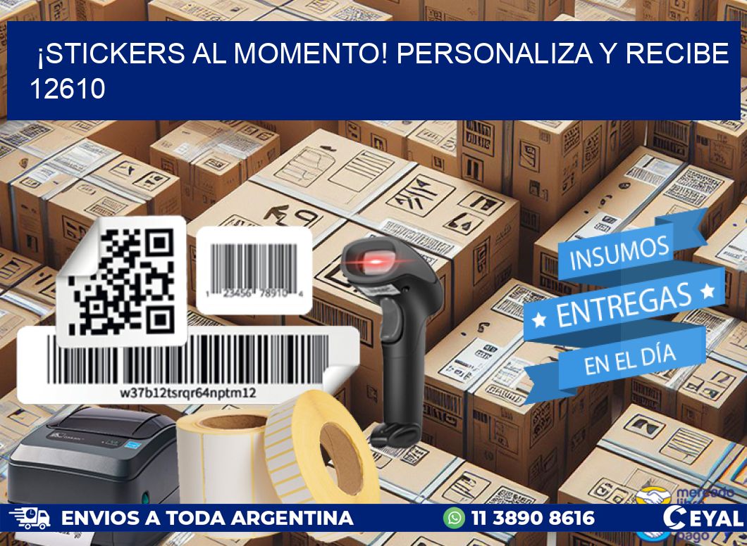 ¡Stickers al Momento! Personaliza y Recibe 12610