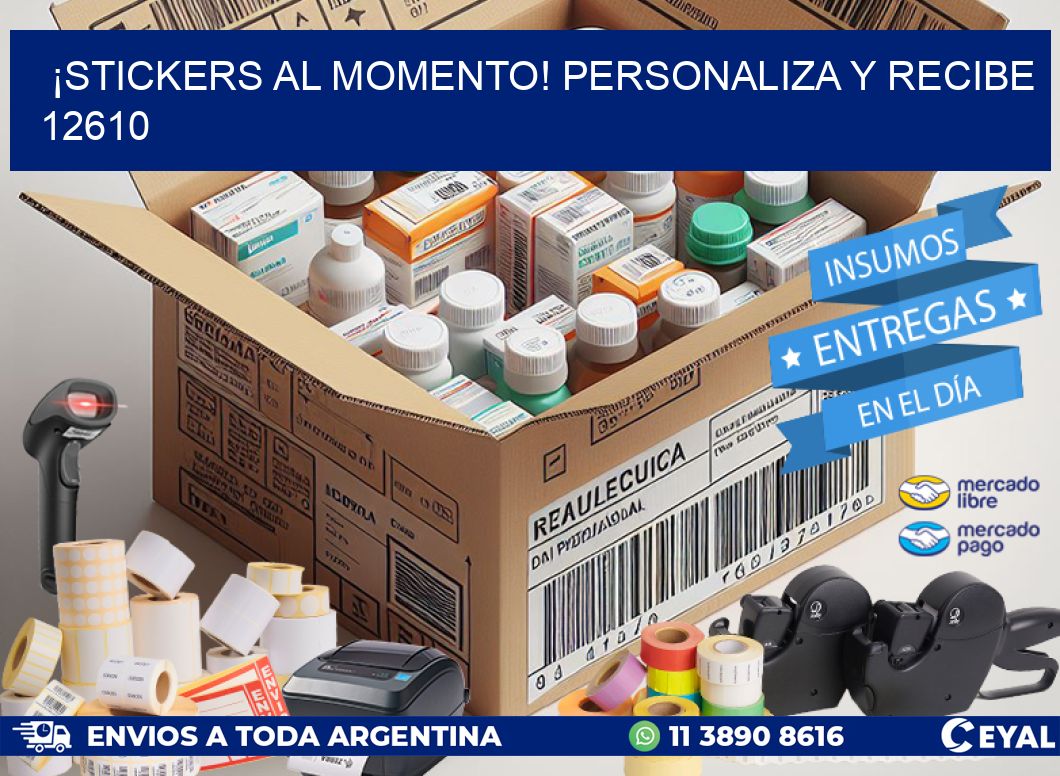 ¡Stickers al Momento! Personaliza y Recibe 12610