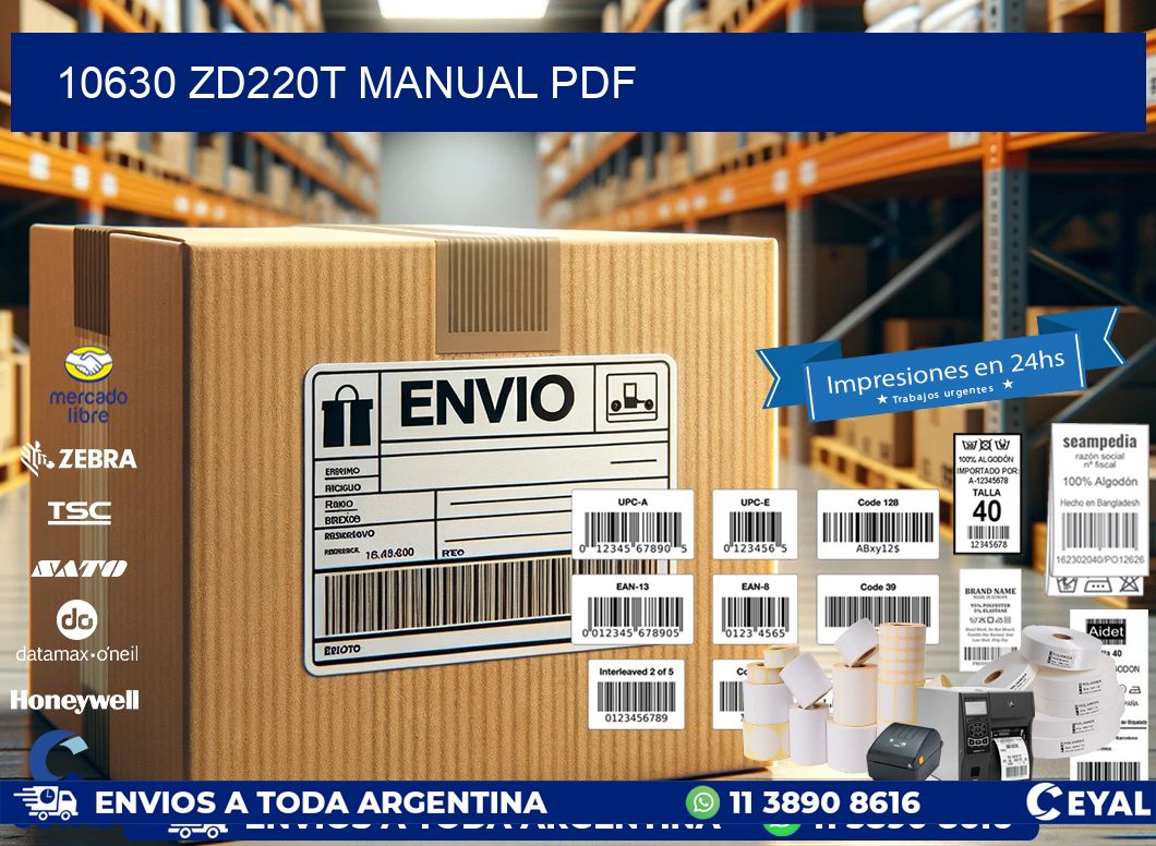 10630 ZD220t manual PDF