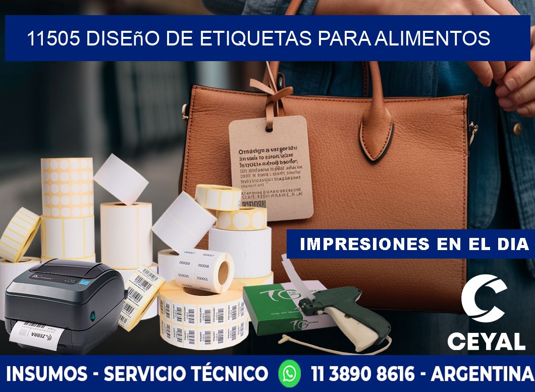 11505 Diseño de etiquetas para alimentos