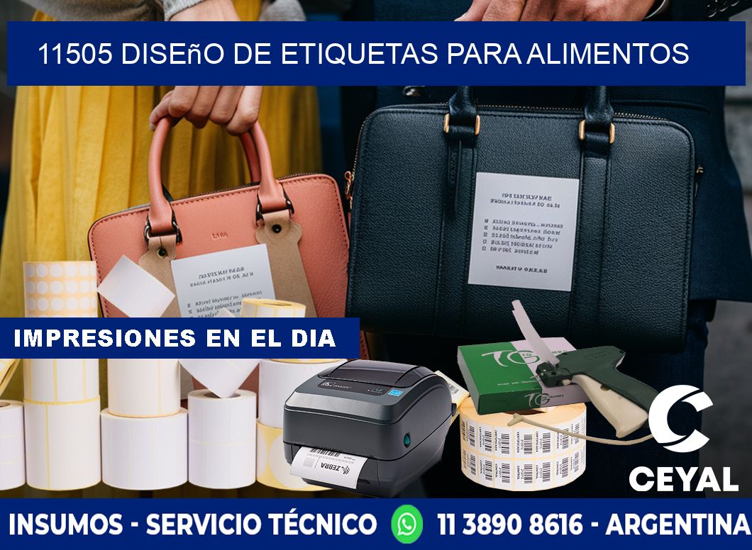 11505 Diseño de etiquetas para alimentos