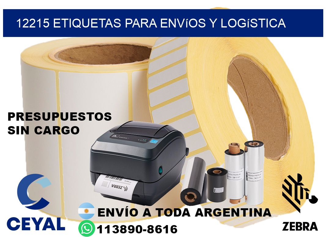 12215 Etiquetas para envíos y logística