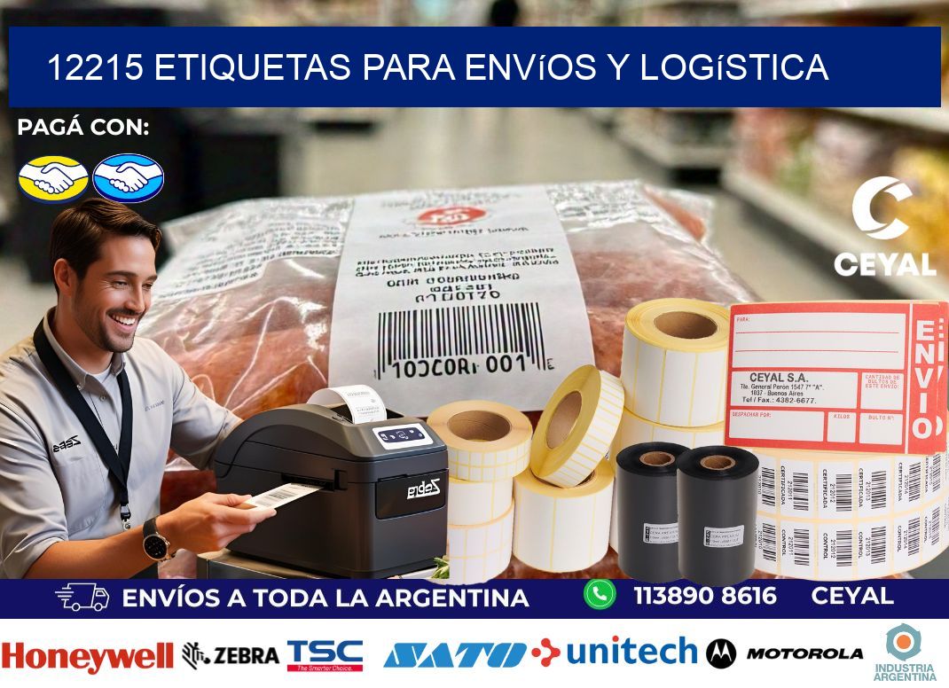 12215 Etiquetas para envíos y logística