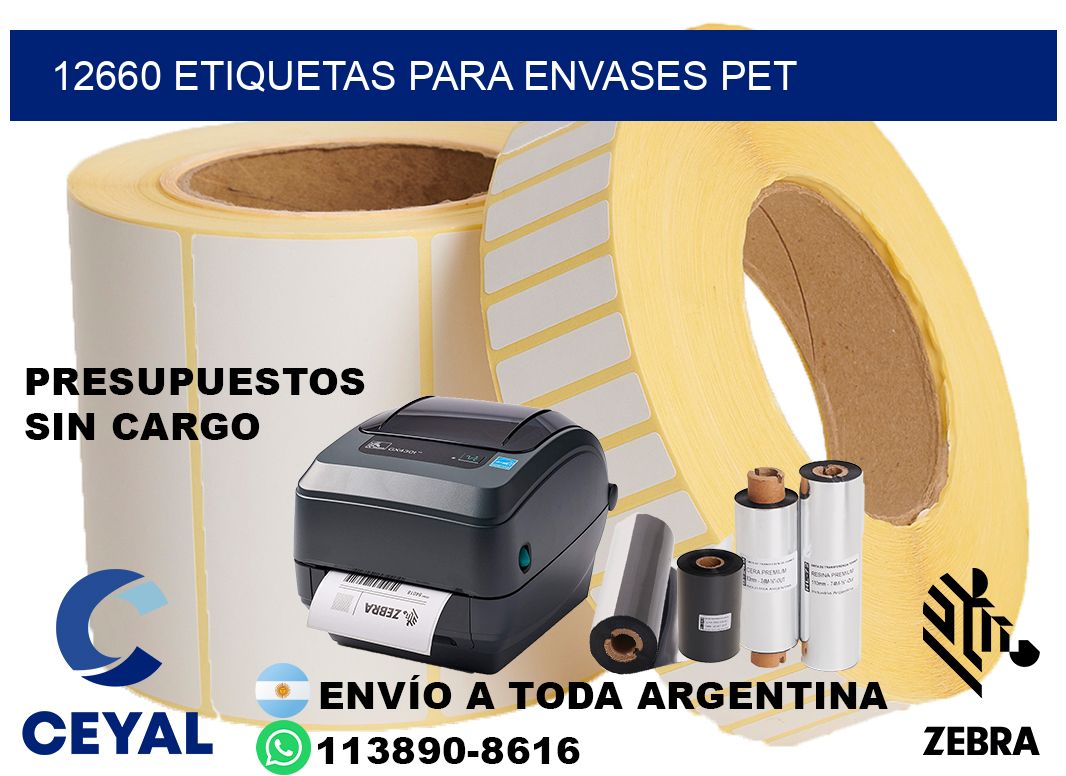12660 Etiquetas para envases PET
