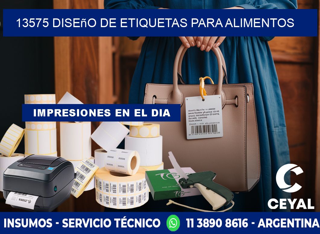 13575 Diseño de etiquetas para alimentos