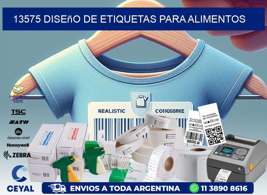 13575 Diseño de etiquetas para alimentos