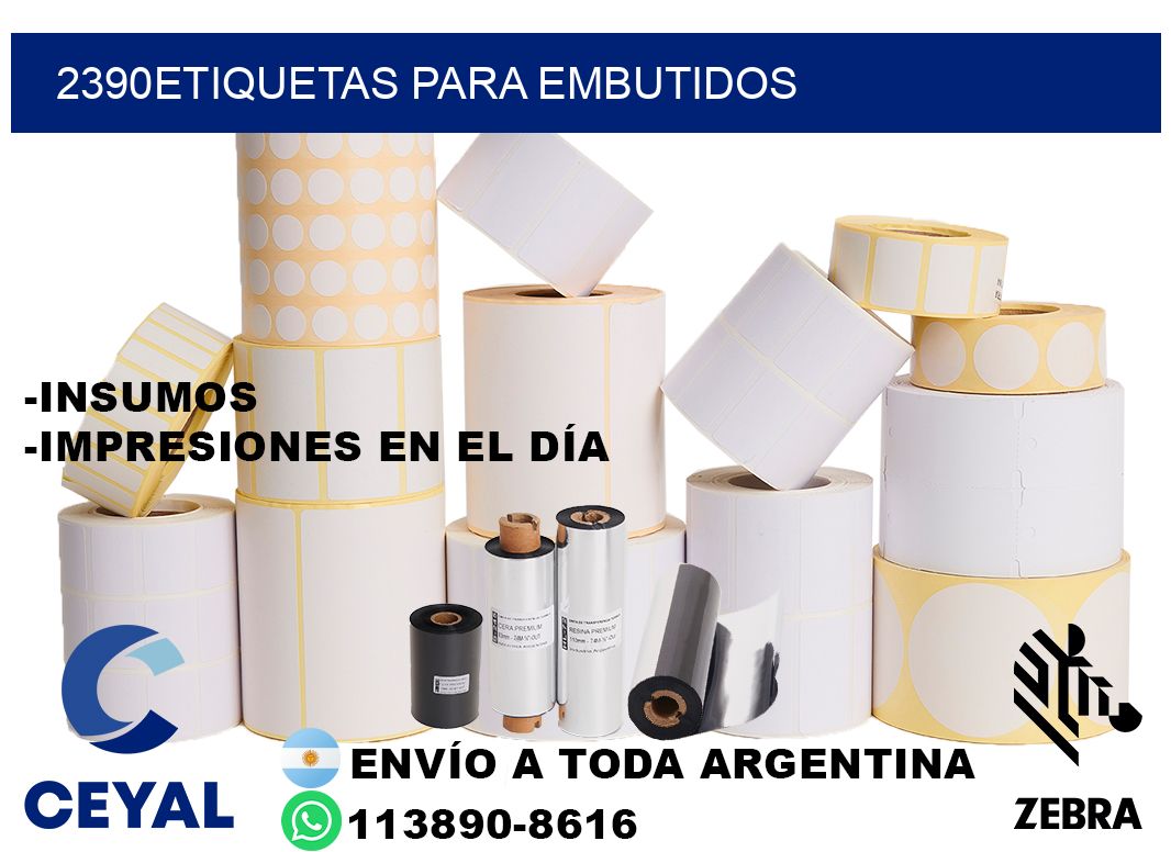 2390Etiquetas para embutidos