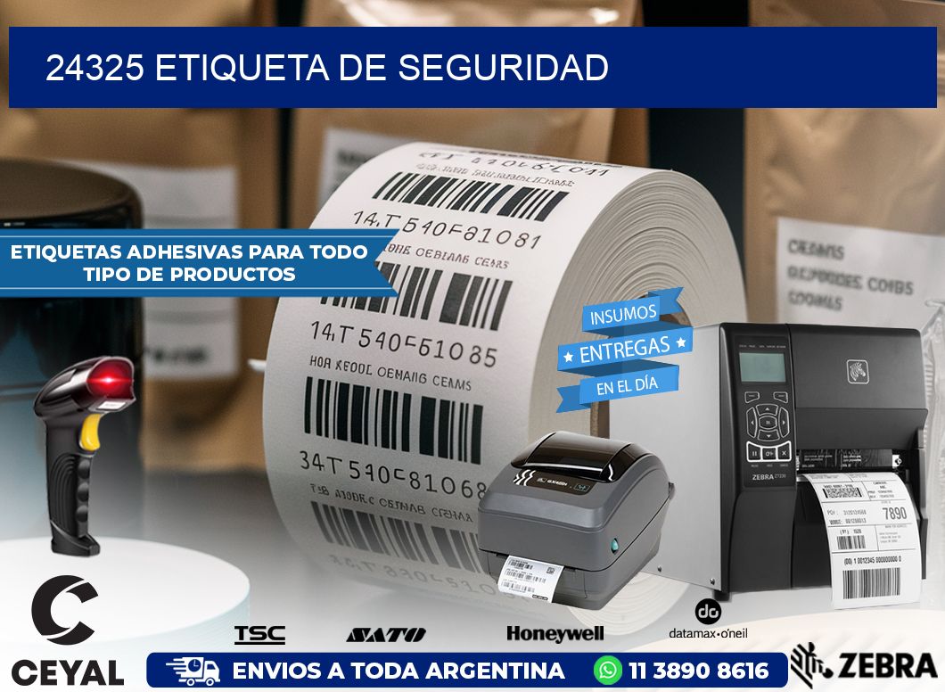 24325 Etiqueta de seguridad