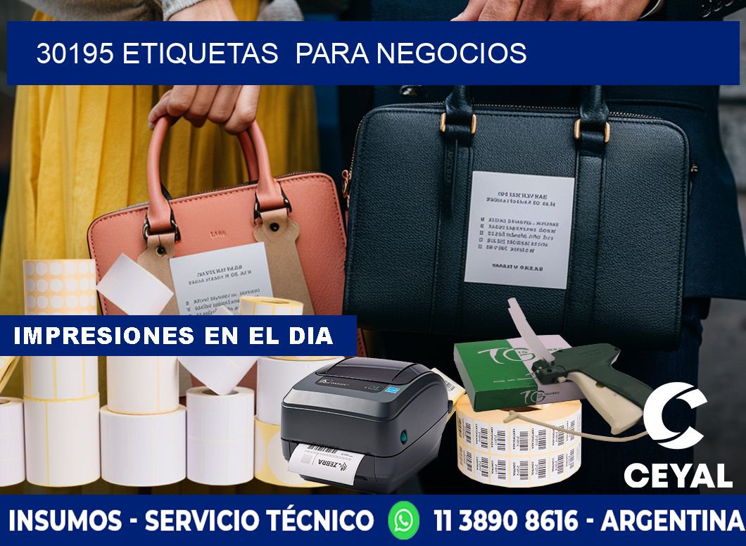 30195 etiquetas para negocios