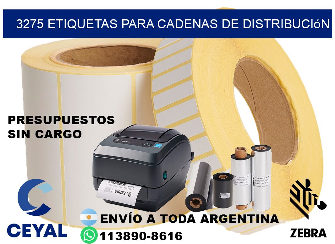 3275 Etiquetas para cadenas de distribución