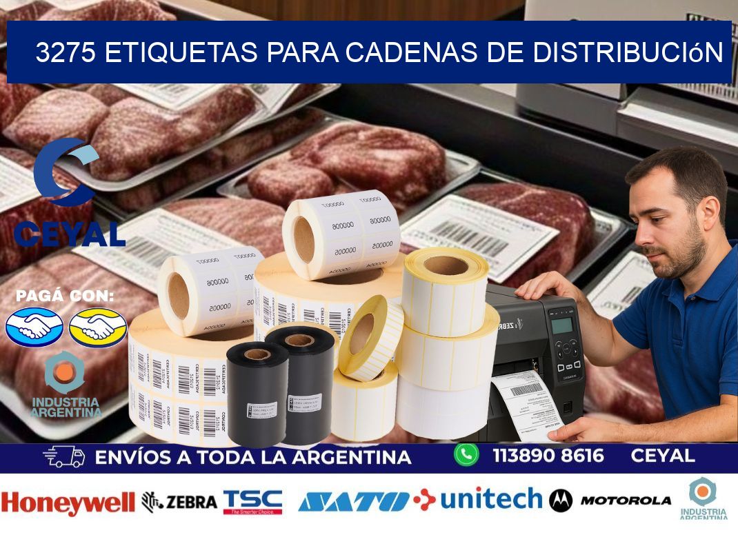 3275 Etiquetas para cadenas de distribución