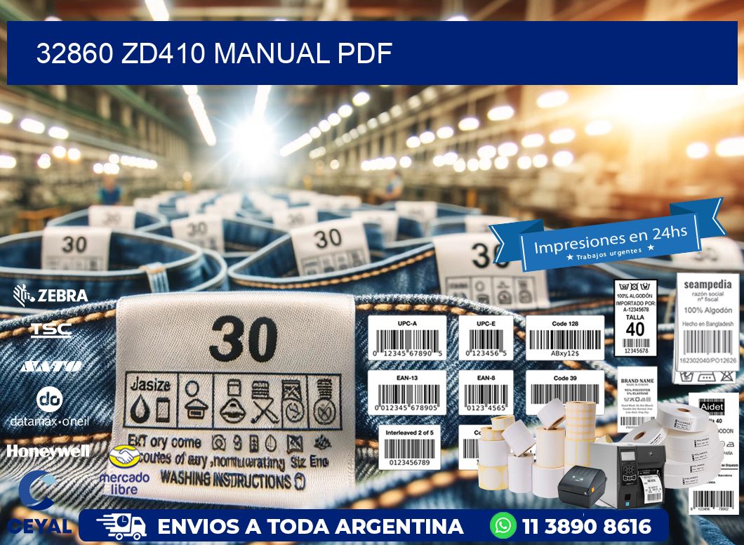 32860 ZD410 manual PDF