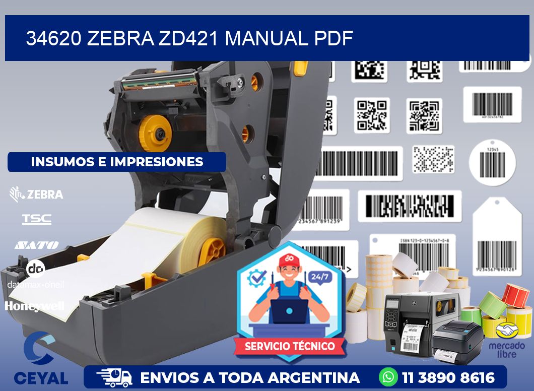 34620 Zebra ZD421 manual PDF