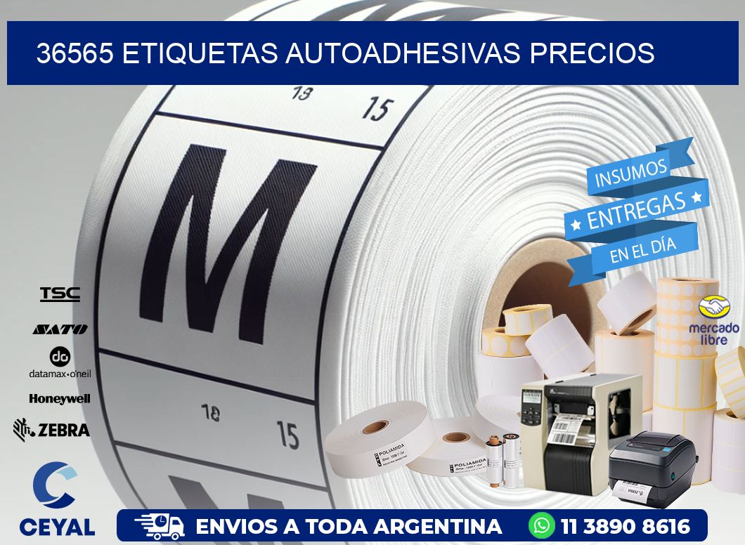 36565 Etiquetas autoadhesivas precios