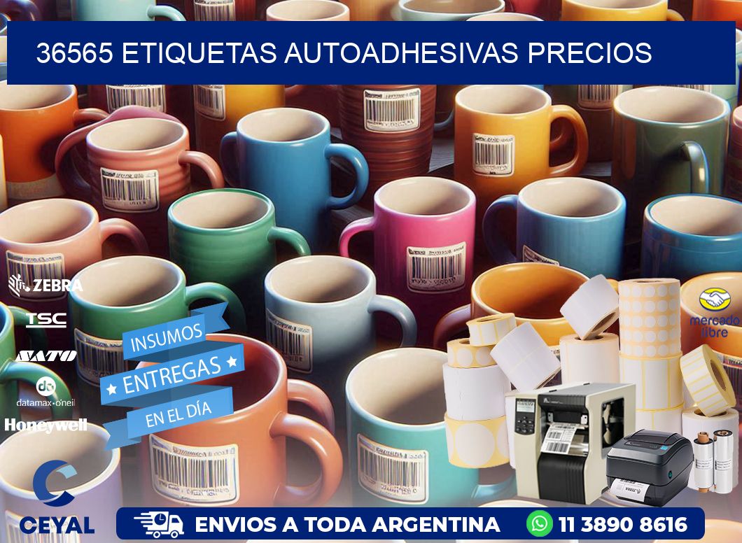 36565 Etiquetas autoadhesivas precios