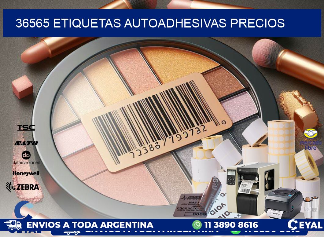 36565 Etiquetas autoadhesivas precios