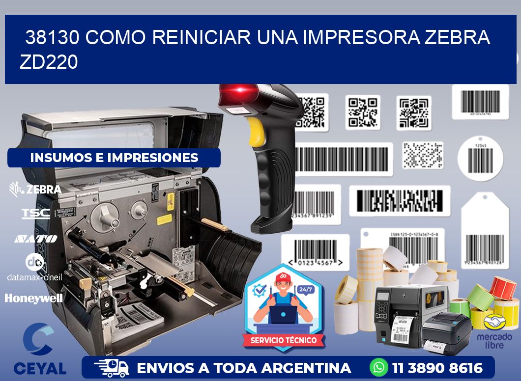 38130 Como reiniciar una impresora Zebra ZD220