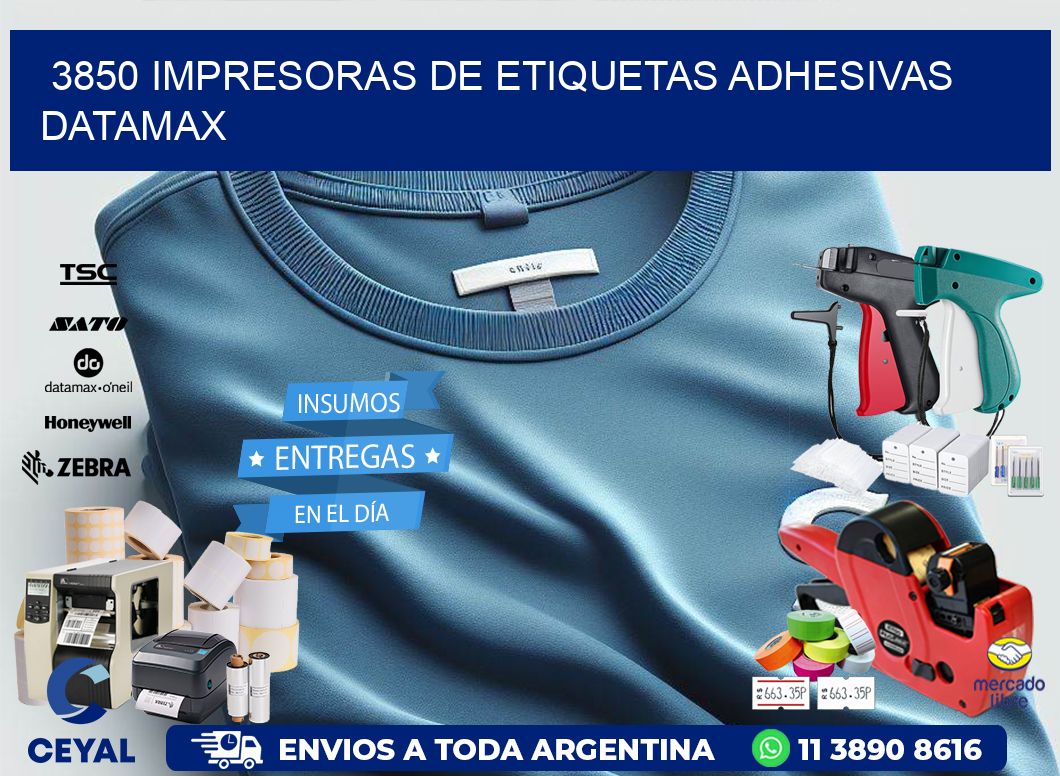 3850 impresoras de etiquetas adhesivas datamax