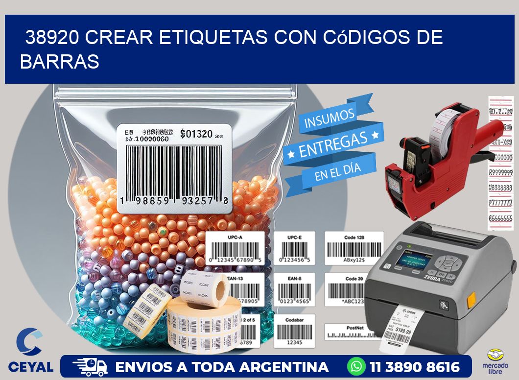 38920 Crear etiquetas con códigos de barras