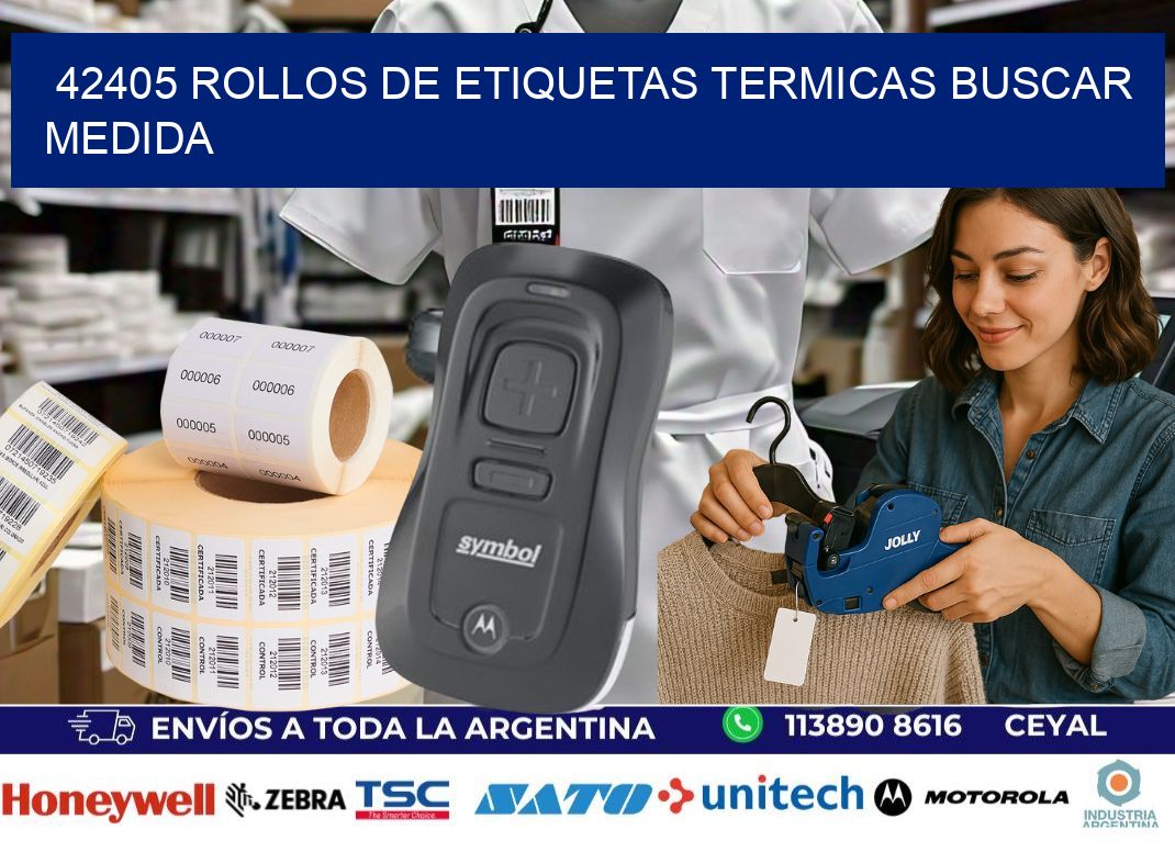 42405 rollos de etiquetas termicas buscar medida