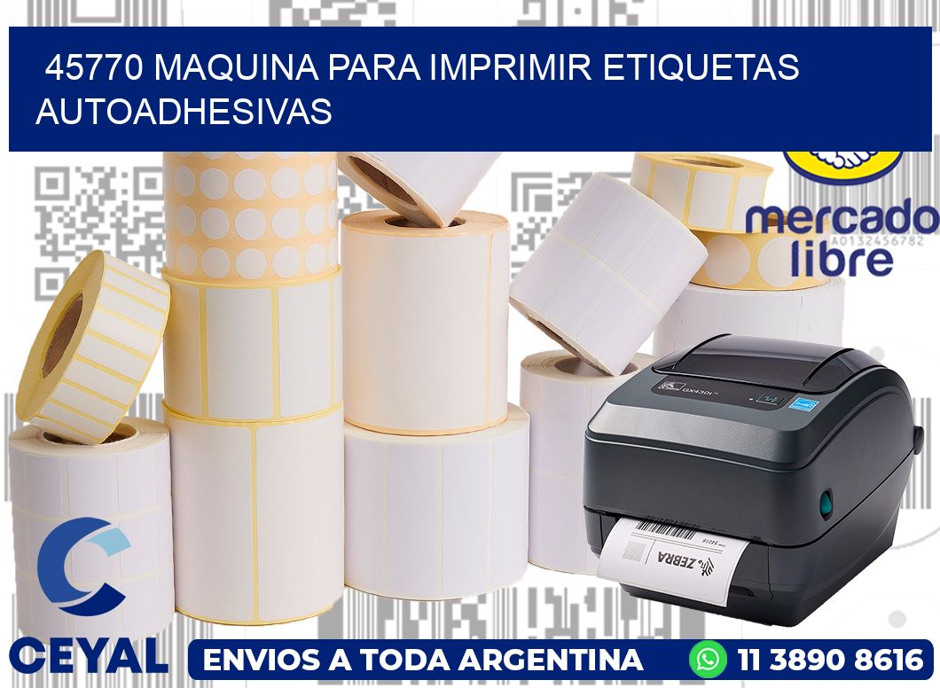 45770 maquina para imprimir etiquetas autoadhesivas
