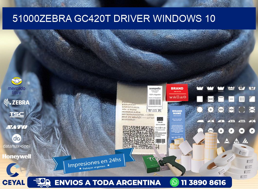 51000Zebra GC420t driver Windows 10