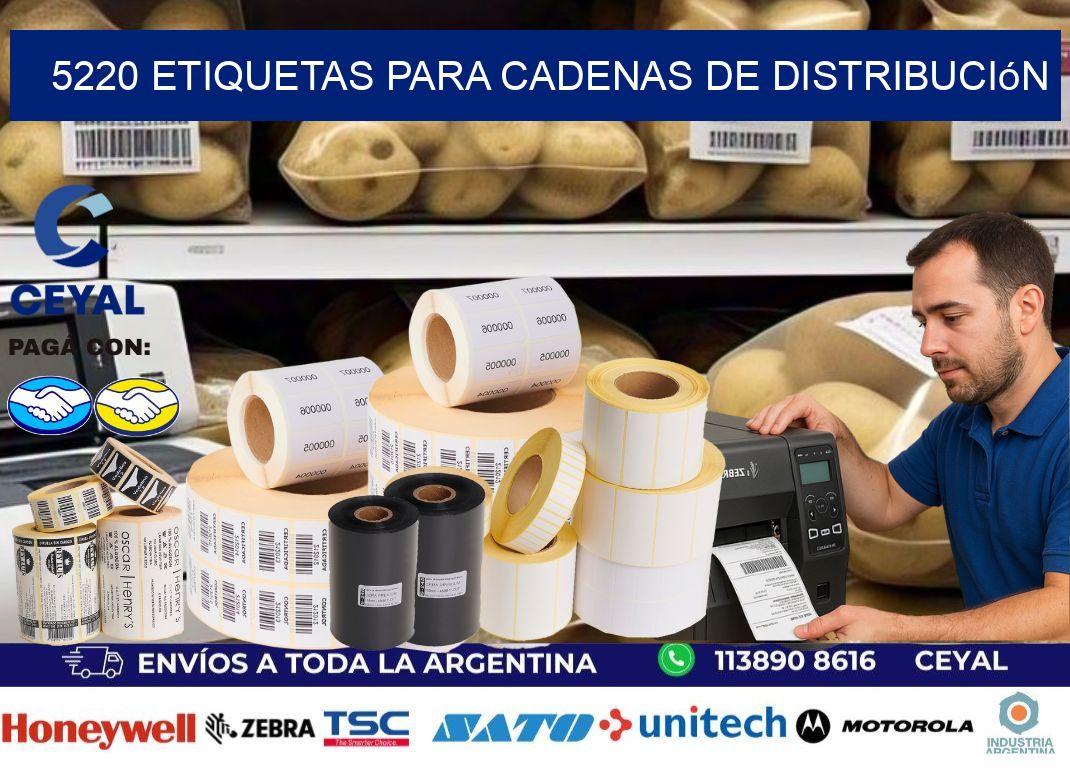 5220 Etiquetas para cadenas de distribución