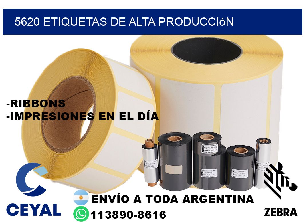 5620 Etiquetas de alta producción