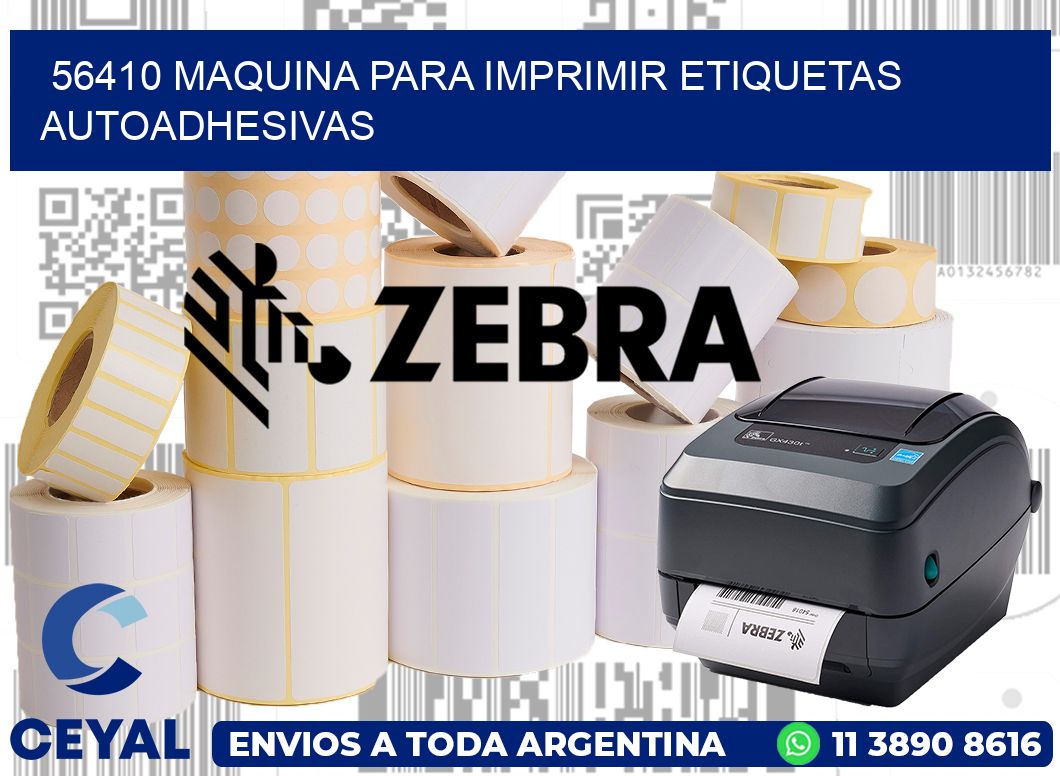 56410 maquina para imprimir etiquetas autoadhesivas