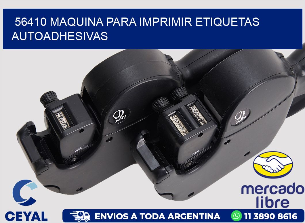 56410 maquina para imprimir etiquetas autoadhesivas