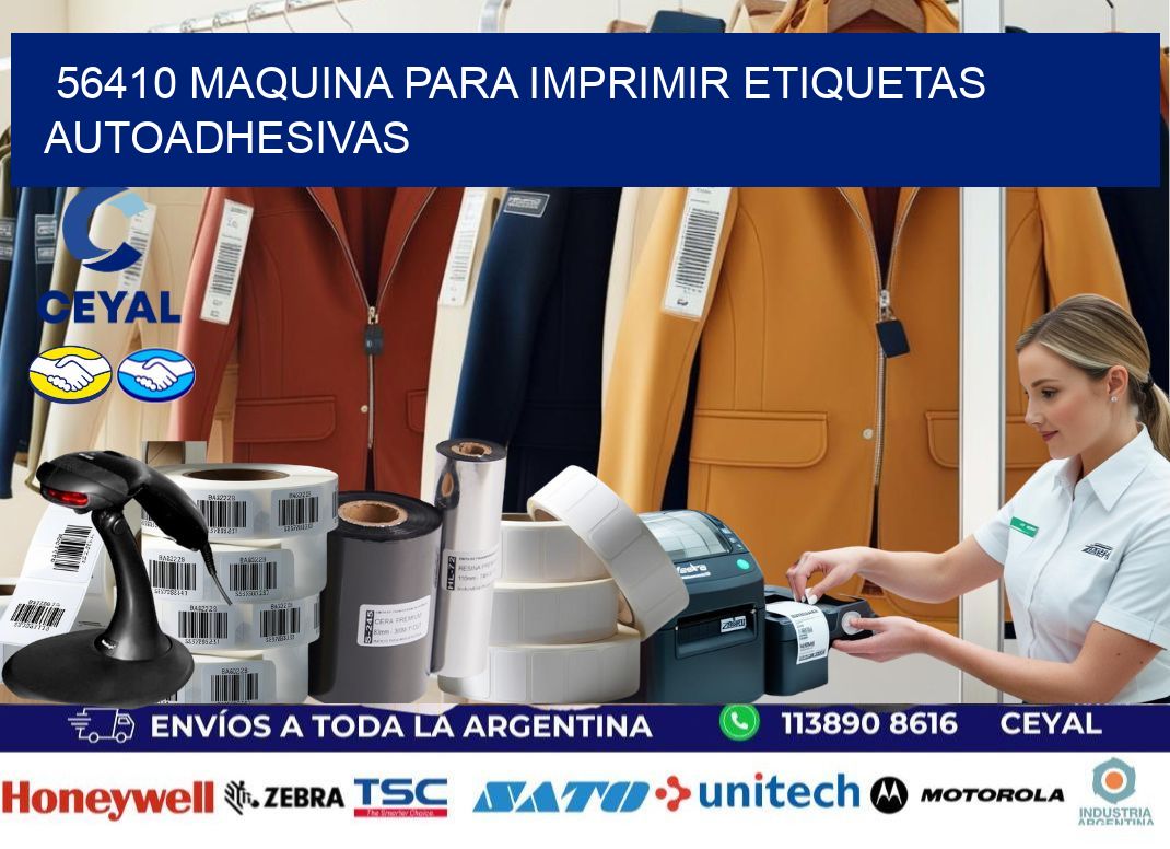 56410 maquina para imprimir etiquetas autoadhesivas