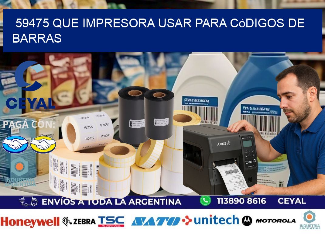59475 Que impresora usar para códigos de barras