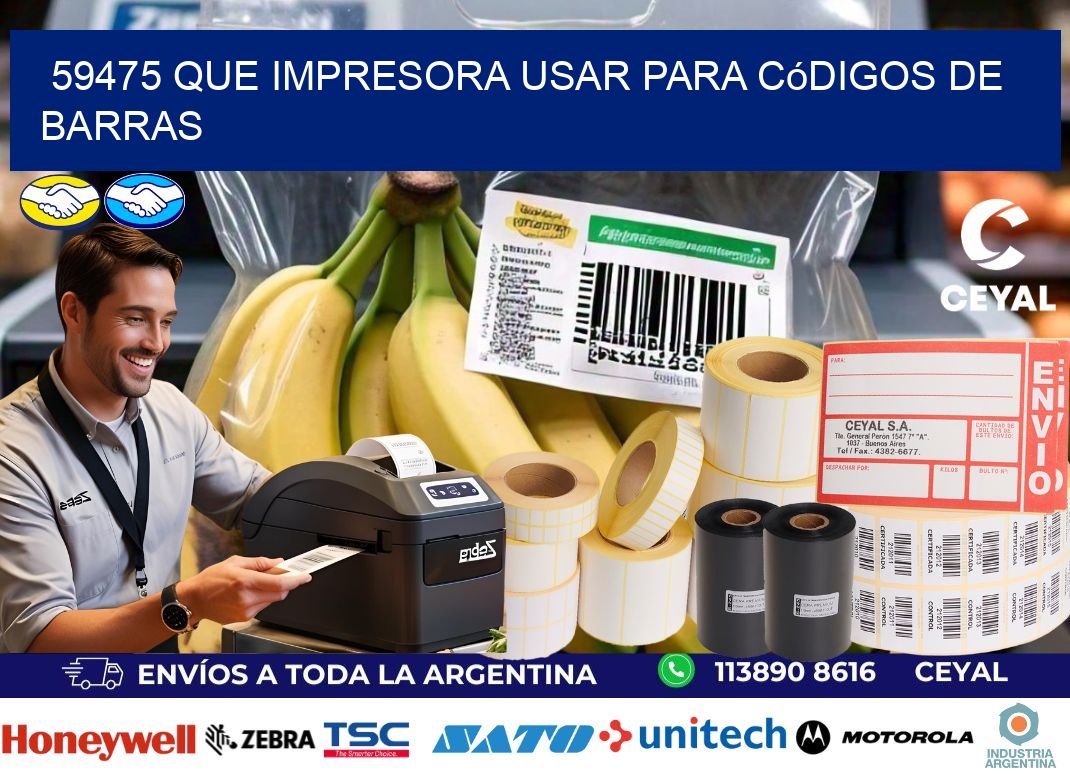 59475 Que impresora usar para códigos de barras