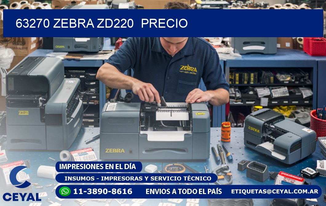 63270 Zebra ZD220 precio